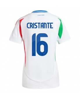 Italia Bryan Cristante #16 Maglia Gara Trasferta Repliche Europei 2024 Donna